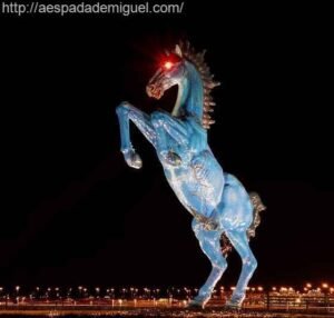 O aeroporto de Denver e seu abrigo (Bunker) para a elite no Apocalipse 11 cavalo-apocalipse-blucifer