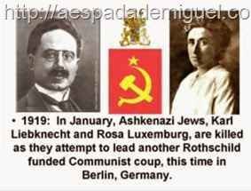 Estados Unidos na 1º Guerra Mundial pela manipulação judaica Sionista 10 judeus-comunistas-russia