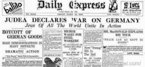 Estados Unidos na 1º Guerra Mundial pela manipulação judaica Sionista 11 judeus-declara-guerra-alemanha
