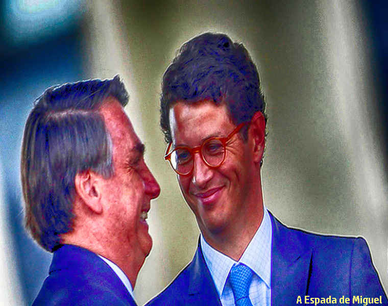 ex presidente bolsonaro seu ministro ricardo salles